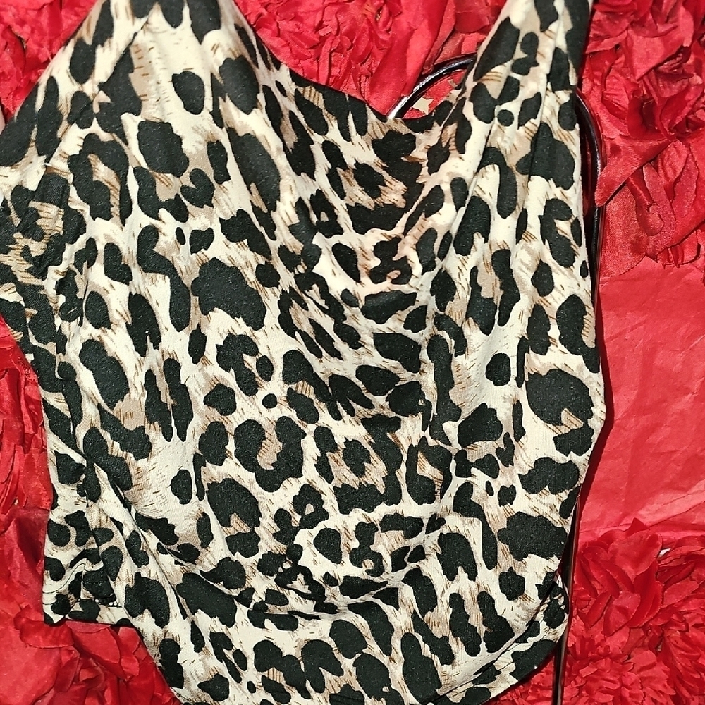 Primark Girls Animal Print Halter Top Size 12 Years